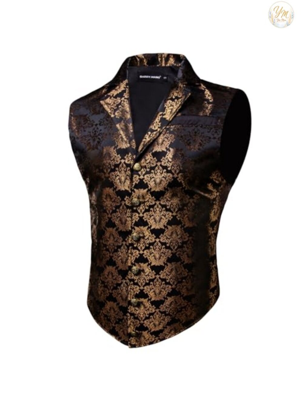 Men's Steampunk Gothic Victorian Waistcoat Vest Tailored Fit Formal